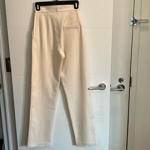 Djerf Avenue First Choice Pants - Cream, Size XXS, Never been worn
